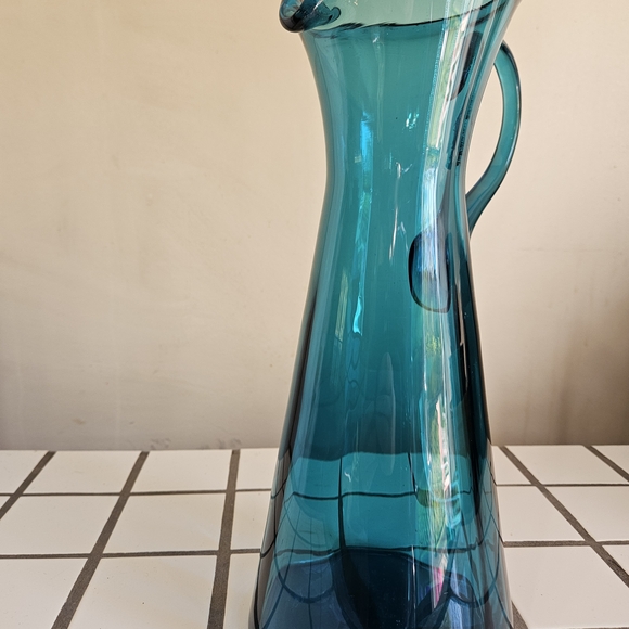 Blenko Glass Pitcher - Picture 15 of 16